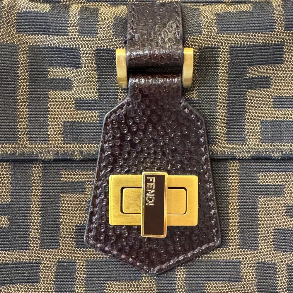 Authentic Fendi Zucca Classico No. 3 Bag
